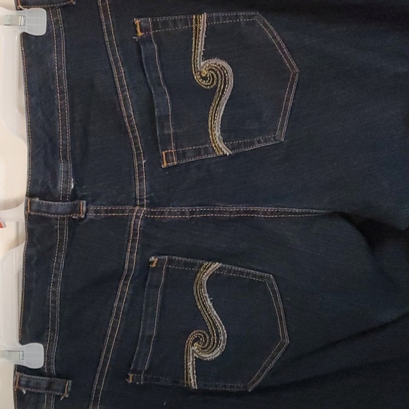 JMS (Just My Size) Womens Boot Cut Jeans with embellished Back Pockets Size 18w - Picture 4 of 11